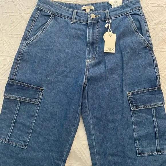Dex High Rise Blue Jeans - Picture 3 of 14